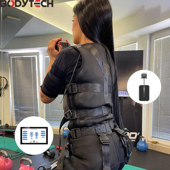 Bodytech プロフェッショナル微電流マシントレーニングスーツ筋肉刺激スーツ EMS スーツトレーニング